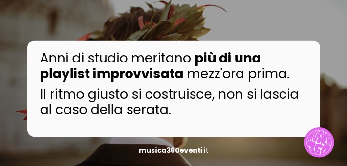 Festa di laurea con musica dal vivo e DJ set MUSICA360